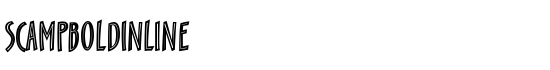 ScampBoldInline - Download Thousands of Free Fonts at FontZone.net