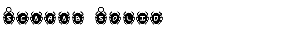 Scarab Solid - Download Thousands of Free Fonts at FontZone.net