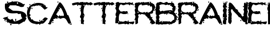 Scatterbrained Restrained - Download Thousands of Free Fonts at FontZone.net
