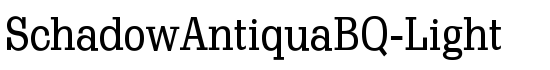 SchadowAntiquaBQ-Light - Download Thousands of Free Fonts at FontZone.net
