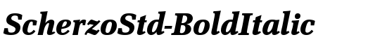 ScherzoStd-BoldItalic - Download Thousands of Free Fonts at FontZone.net