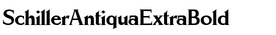 SchillerAntiquaExtraBold - Download Thousands of Free Fonts at FontZone.net