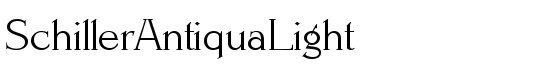 SchillerAntiquaLight - Download Thousands of Free Fonts at FontZone.net