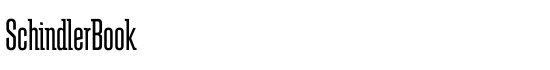 SchindlerBook - Download Thousands of Free Fonts at FontZone.net