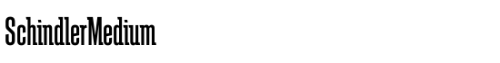 SchindlerMedium - Download Thousands of Free Fonts at FontZone.net