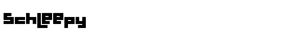 Schleepy - Download Thousands of Free Fonts at FontZone.net