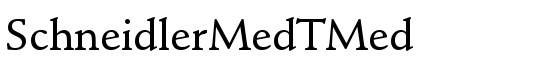 SchneidlerMedTMed - Download Thousands of Free Fonts at FontZone.net