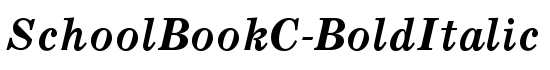 SchoolBookC-BoldItalic - Download Thousands of Free Fonts at FontZone.net