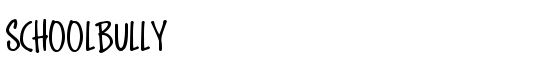 Schoolbully - Download Thousands of Free Fonts at FontZone.net