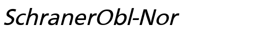 SchranerObl-Nor - Download Thousands of Free Fonts at FontZone.net