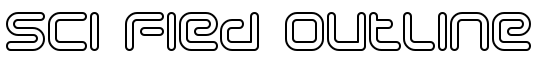 Sci Fied Outline - Download Thousands of Free Fonts at FontZone.net