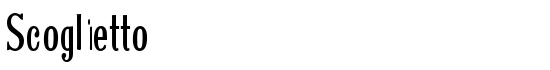 Scoglietto - Download Thousands of Free Fonts at FontZone.net