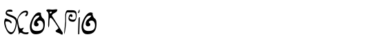 Scorpio - Download Thousands of Free Fonts at FontZone.net