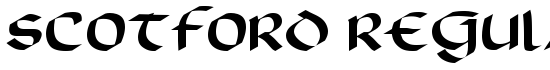 Scotford Regular - Download Thousands of Free Fonts at FontZone.net