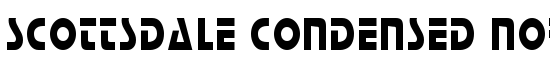 Scottsdale Condensed Normal - Download Thousands of Free Fonts at FontZone.net
