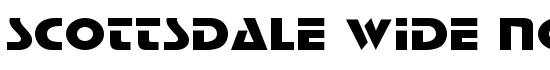 Scottsdale Wide Normal - Download Thousands of Free Fonts at FontZone.net