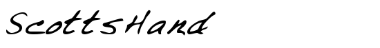 ScottsHand - Download Thousands of Free Fonts at FontZone.net