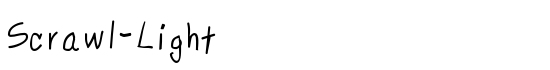 Scrawl-Light - Download Thousands of Free Fonts at FontZone.net