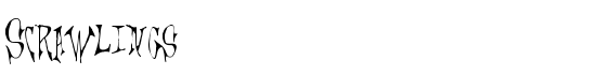 Scrawlings - Download Thousands of Free Fonts at FontZone.net