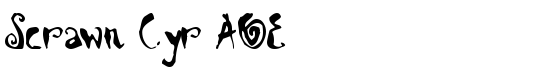 Scrawn Cyr AOE - Download Thousands of Free Fonts at FontZone.net