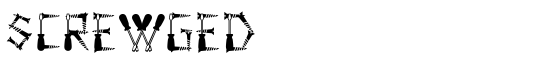 Screwged - Download Thousands of Free Fonts at FontZone.net