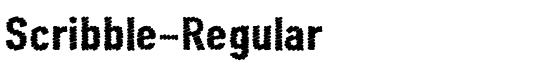 Scribble Regular - Download Thousands of Free Fonts at FontZone.net