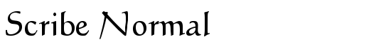 Scribe Normal - Download Thousands of Free Fonts at FontZone.net