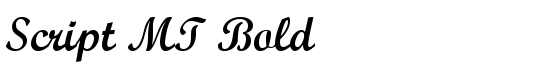 Script MT Bold - Download Thousands of Free Fonts at FontZone.net