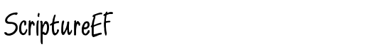 ScriptureEF - Download Thousands of Free Fonts at FontZone.net