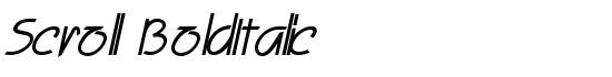 Scroll BoldItalic - Download Thousands of Free Fonts at FontZone.net