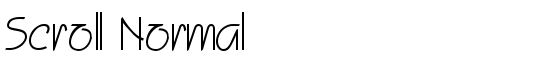 Scroll Normal - Download Thousands of Free Fonts at FontZone.net