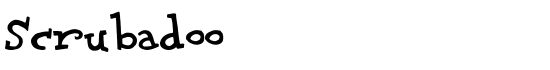 Scrubadoo - Download Thousands of Free Fonts at FontZone.net