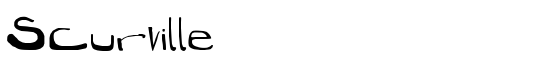 Scurville - Download Thousands of Free Fonts at FontZone.net