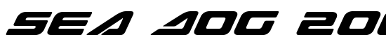 Sea Dog 2001 Italic - Download Thousands of Free Fonts at FontZone.net