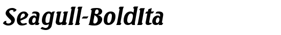 Seagull-BoldIta - Download Thousands of Free Fonts at FontZone.net