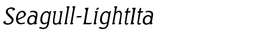 Seagull-LightIta - Download Thousands of Free Fonts at FontZone.net