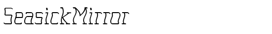 SeasickMirror - Download Thousands of Free Fonts at FontZone.net