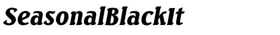 SeasonalBlackIt - Download Thousands of Free Fonts at FontZone.net