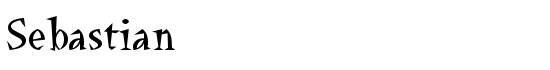 Sebastian - Download Thousands of Free Fonts at FontZone.net
