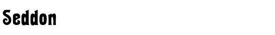 Seddon - Download Thousands of Free Fonts at FontZone.net