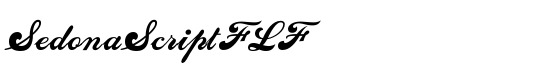 SedonaScriptFLF - Download Thousands of Free Fonts at FontZone.net