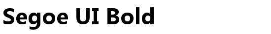 Segoe UI Bold - Download Thousands of Free Fonts at FontZone.net