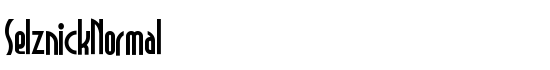 SelznickNormal - Download Thousands of Free Fonts at FontZone.net
