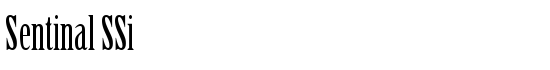 Sentinal SSi - Download Thousands of Free Fonts at FontZone.net