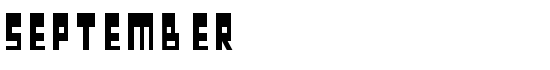 september - Download Thousands of Free Fonts at FontZone.net