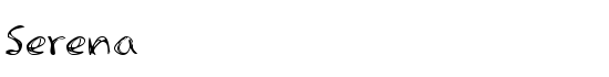Serena - Download Thousands of Free Fonts at FontZone.net