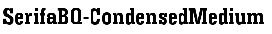 SerifaBQ-CondensedMedium - Download Thousands of Free Fonts at FontZone.net