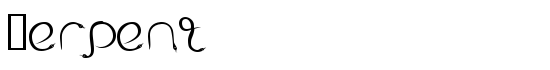 Serpent - Download Thousands of Free Fonts at FontZone.net