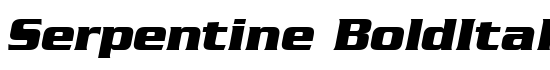 Serpentine BoldItalic - Download Thousands of Free Fonts at FontZone.net