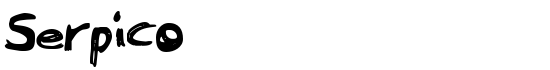 Serpico - Download Thousands of Free Fonts at FontZone.net